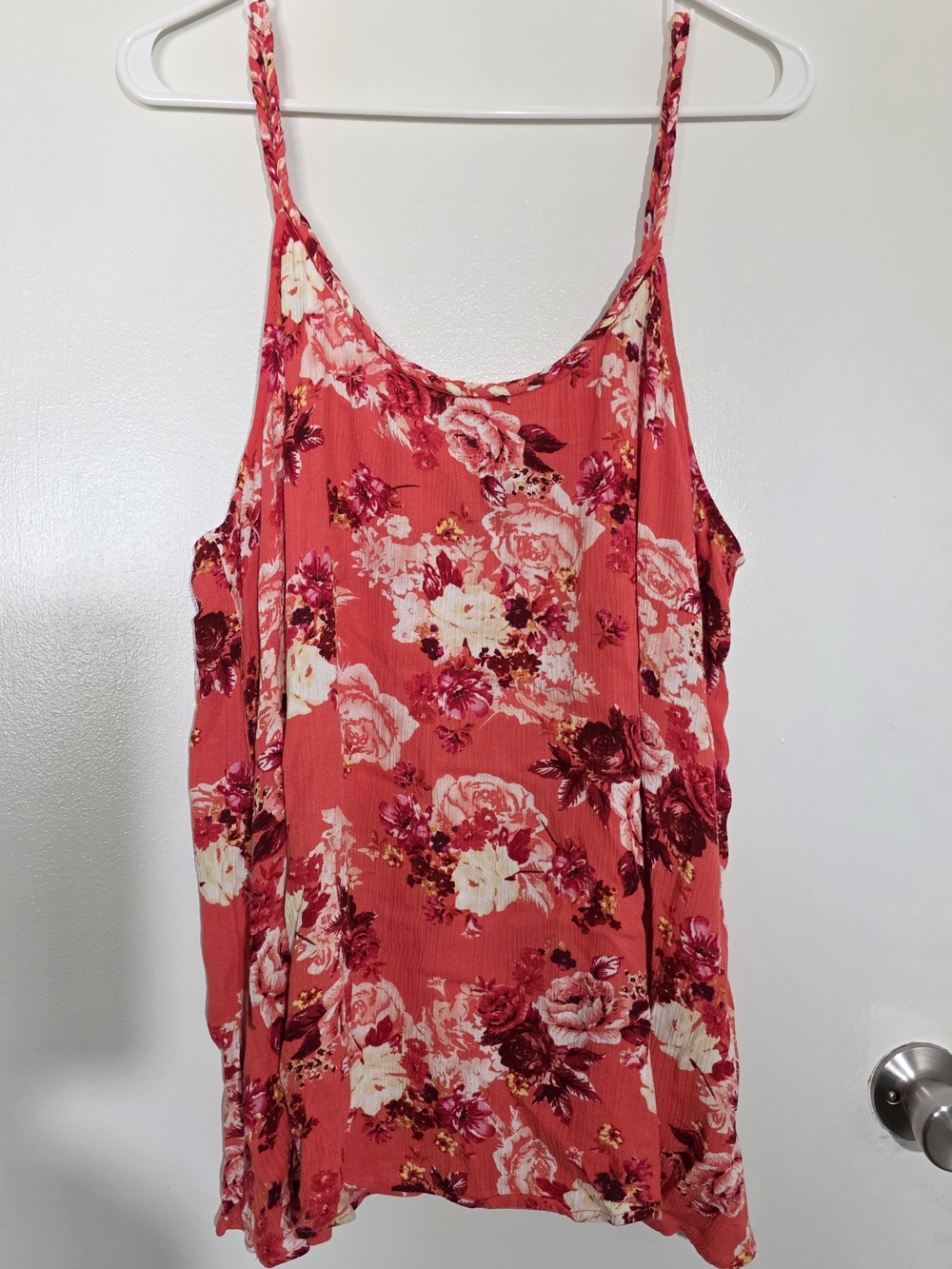 torrid Coral Floral Spaghetti-Strap Cami Top